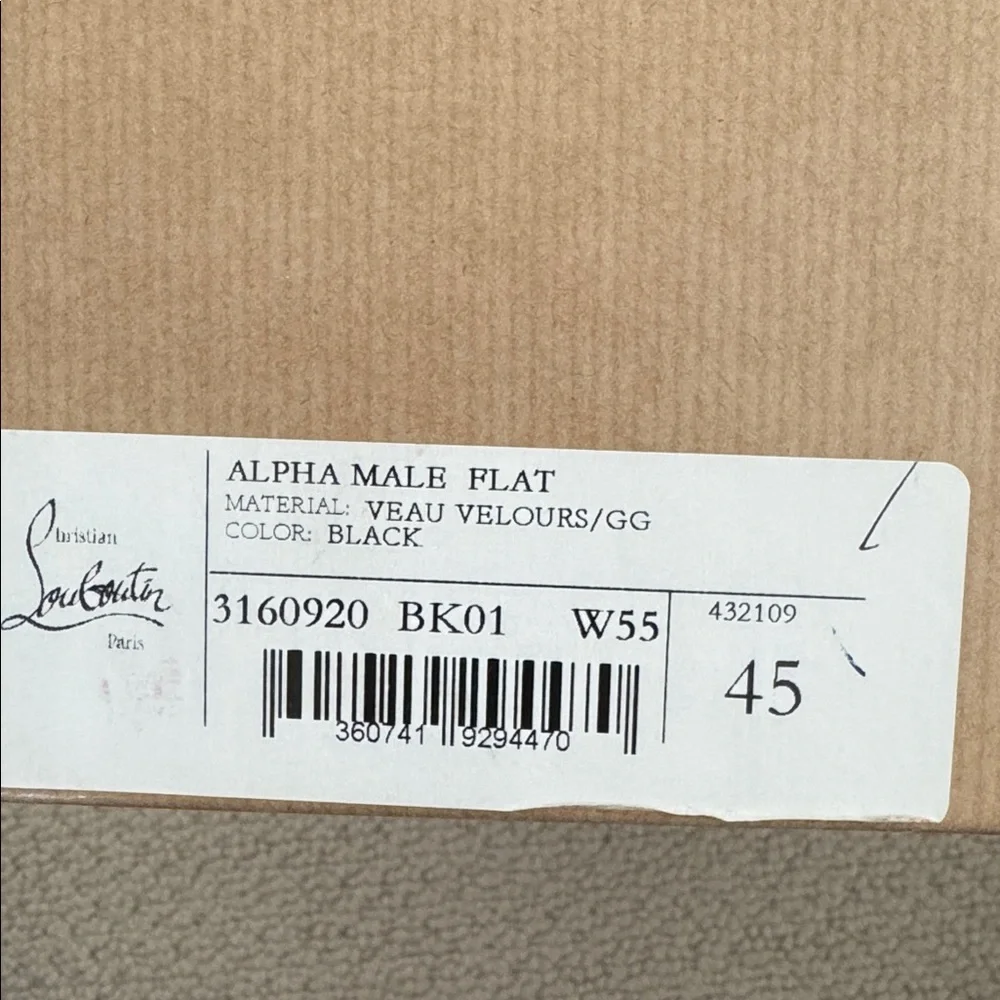 NWT-Christian Louboutin Black Suede Loafers - Picture 8 of 8